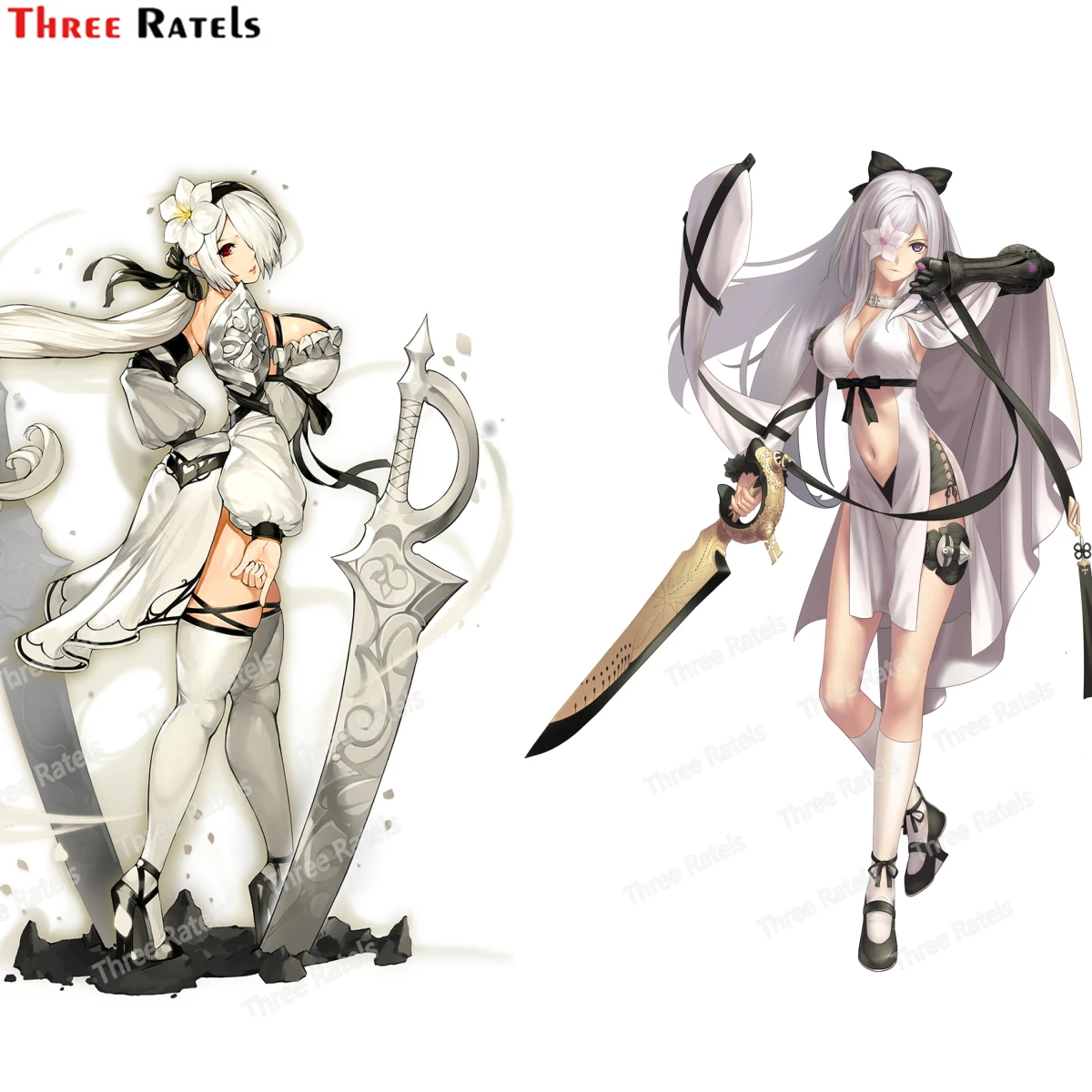 

Three Ratels G201 Zero Drag On Dragoon Waterproof Decal Anime RV Car Sticker Motorcycle Graffiti Sticker