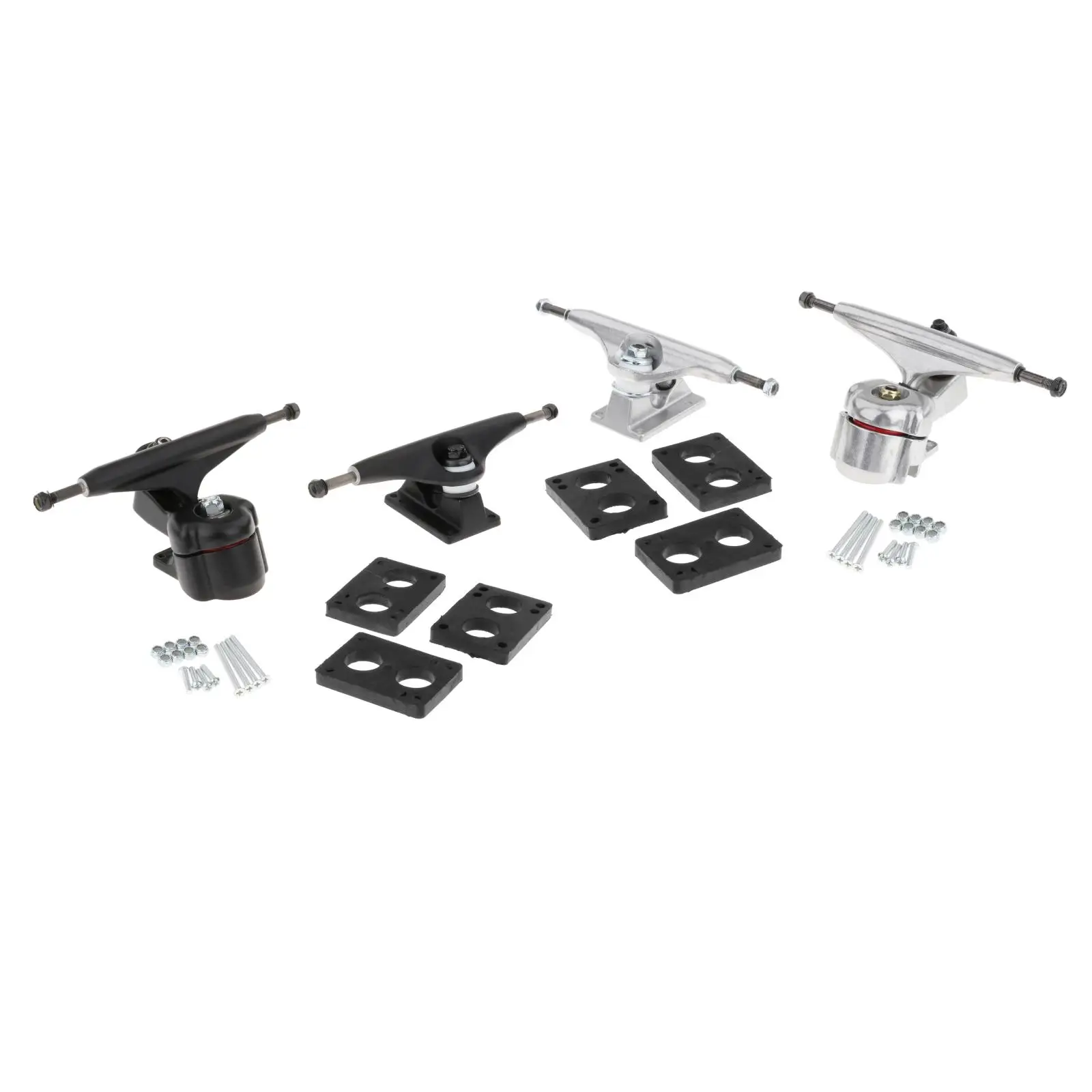 

Skateboard Trucks Aluminum Alloy Riser Pads Bracket Mounting for Longboard