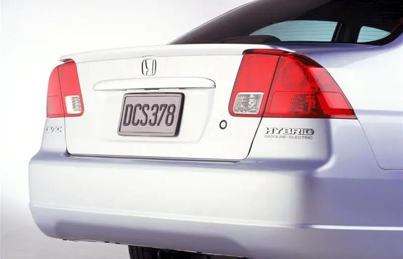 Для HONDA Civic Спойлер 2001-2004 civic спойлер Высококачественный материал ABS Крыло заднего стекла автомобиля Цвет грунтовки.