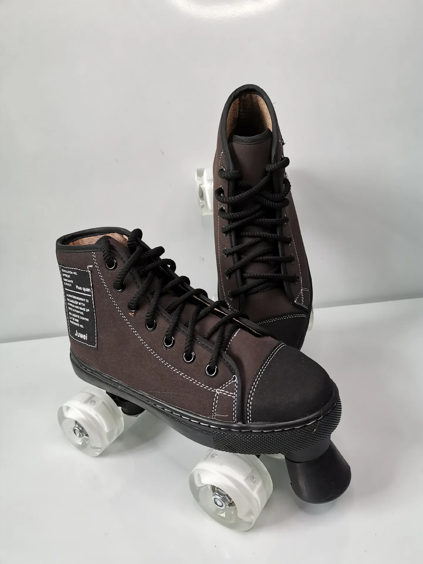 

Roller Skates Yellow Green Microfiber Leather Skate Shoes Roller Skating Shoes Kids Adult Sport Wheels Shoes Patines De 4 Ruedas