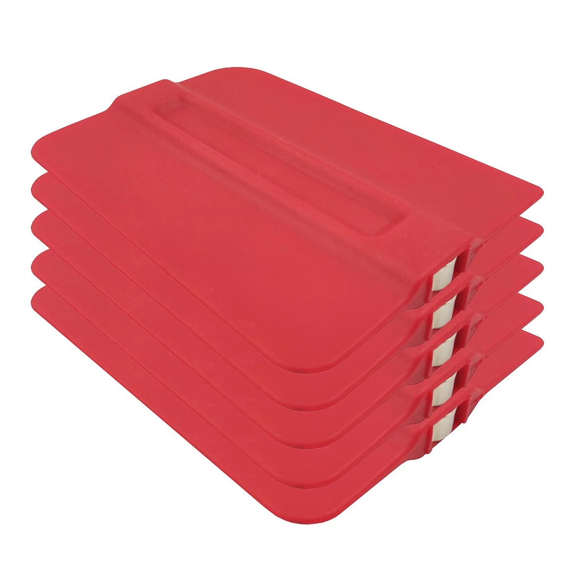 Скребок защитный Магнитный Красный 5 шт. 5A64 | Автомобили и мотоциклы