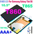 ЖК-дисплей 10,5 дюйма AAA + для Samsung Galaxy Tab S6 T860 T865 2019, сенсорный экран с дигитайзером в сборе для Samsung T860, сменный ЖК-дисплей