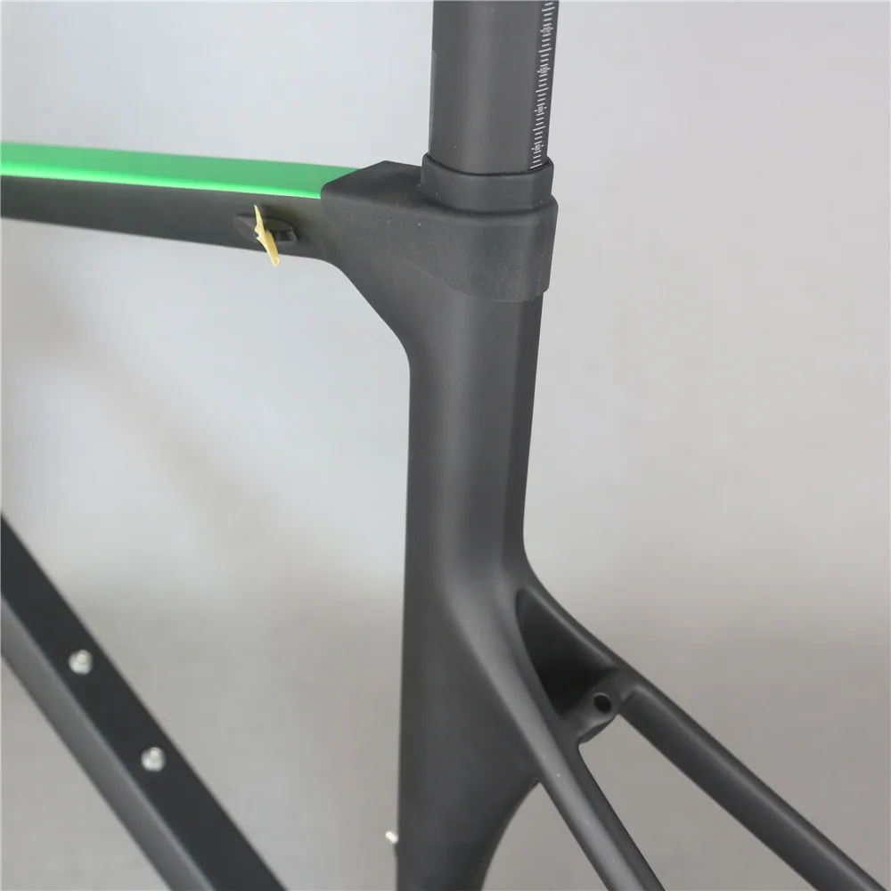 Изготовленная на заказ зеленая краска Aero шоссейные велосипеды рамки BB86