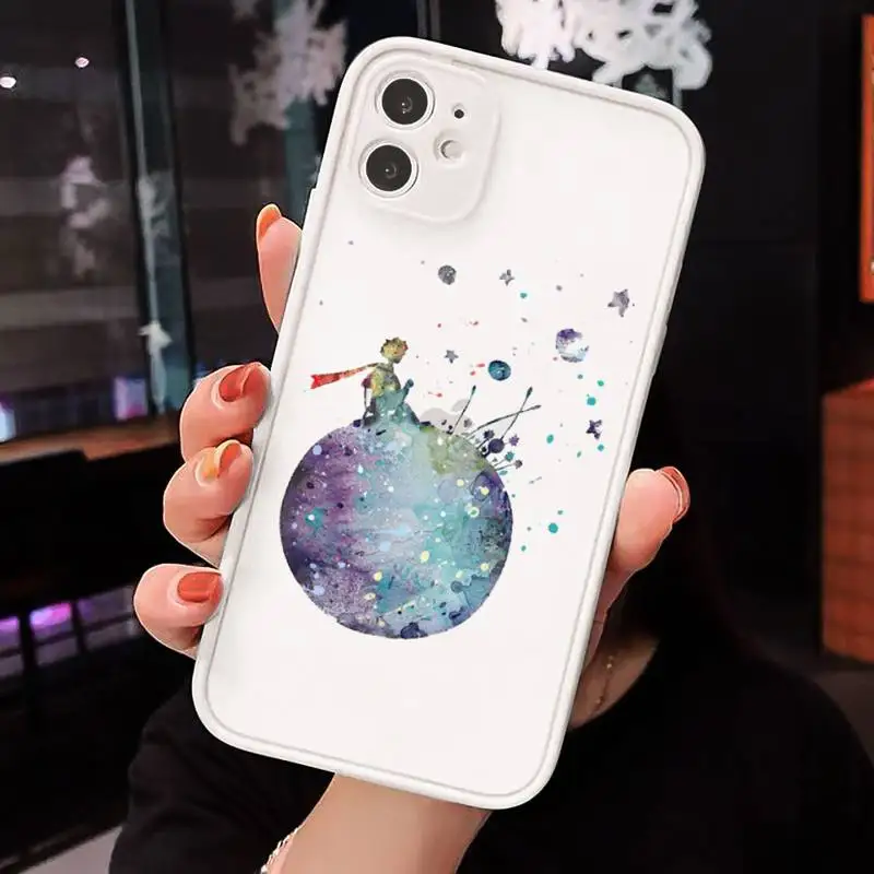 

The Little Prince fairy tale Phone Cases matte transparent For iphone 7 8 11 12 plus mini x xs xr pro max luxury shell cover