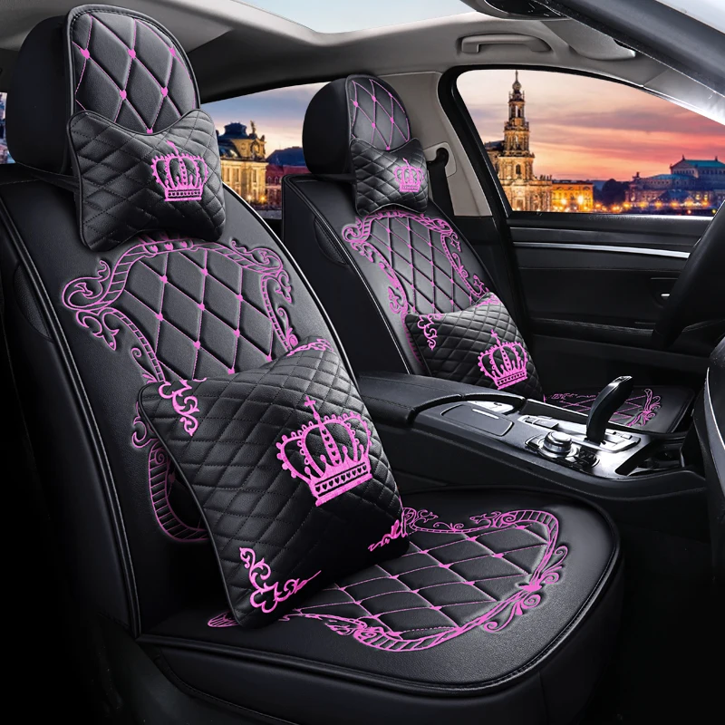 Универсальные автомобильные чехлы на сиденья для Toyota Corolla Camry Rav4 Auris Prius Yalis Avensis SUV
