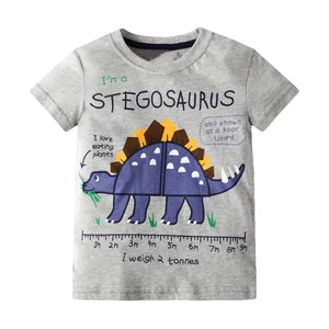 Одежда для маленьких мальчиков, летняя футболка, детский топ для мальчиков, детская одежда 2022 с рисунком динозавра для мальчиков, мультяшная деталь