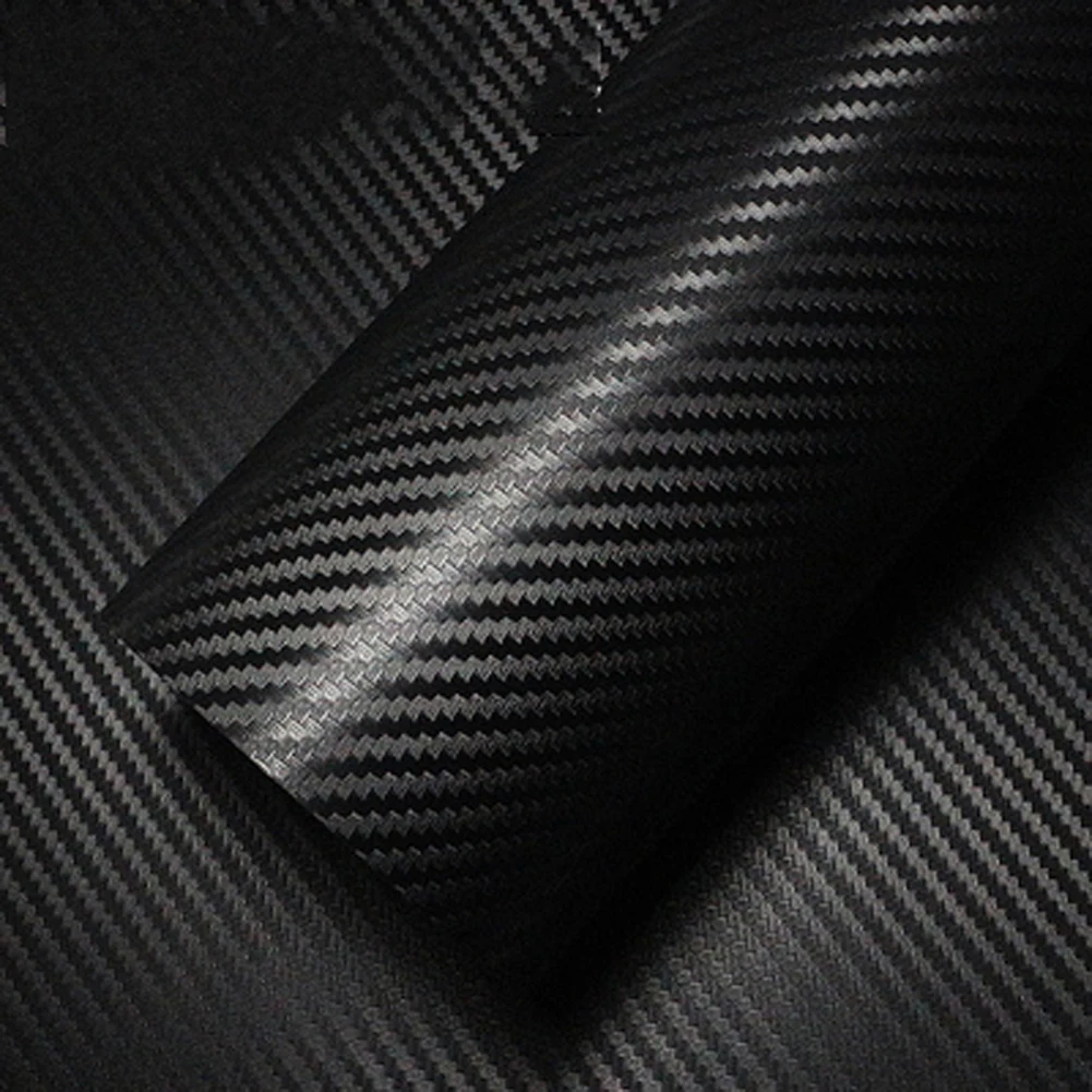 50*150CM 3D Carbon Fiber Car Styling Stickers Cool  PVC  Interior Vinyl Film Wrap Roll Laptop Cell Phone Wall Pater