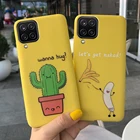 Мультяшный чехол карамельного цвета из ТПУ для Samsung A12, чехол 6,5 дюйма, Мягкая силиконовая задняя крышка для Samsung Galaxy A 12, A12, 2020 дюйма, задняя крышка, бампер