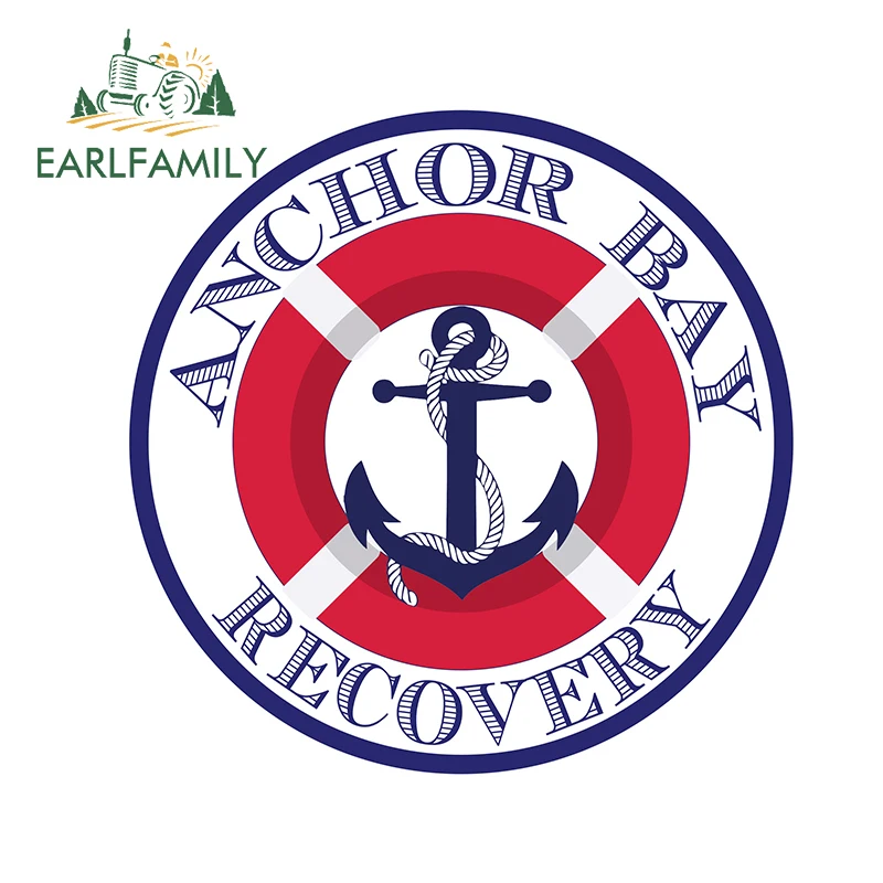 EARLFAMILY 13 см x 12 9 для якорь Bay восстановления автомобиля Стикеры s Смешные