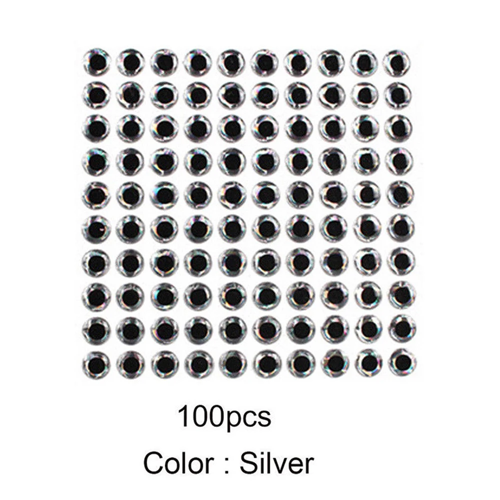 

Simulated Fish Eye 100pcs Fisheye 3D Holographic Lure Fish Eyes Crafts