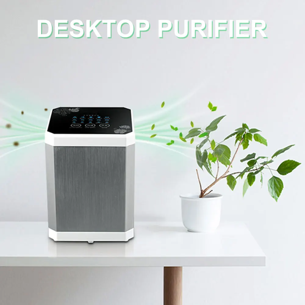 Генератор отрицательных ионов очиститель воздуха 3 уровня настольный для дома и