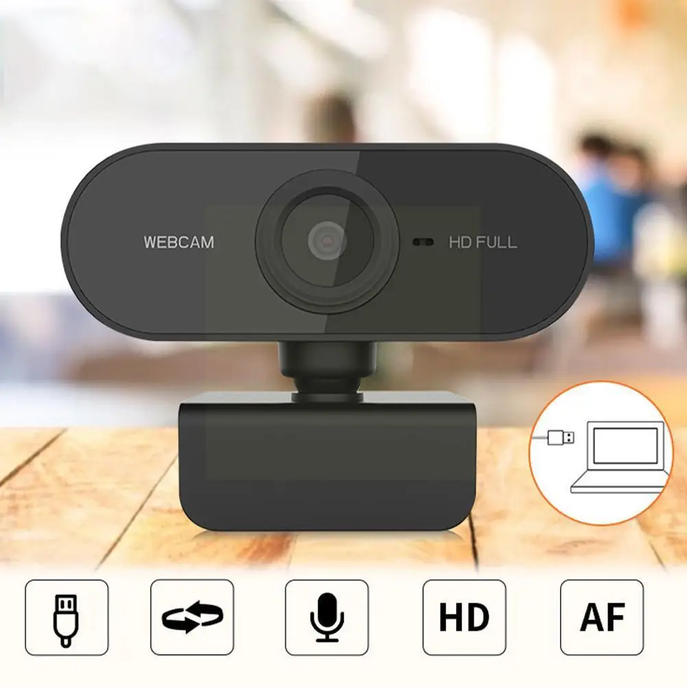 

Веб-камера D5Q9 с микрофоном, 1080P, Full HD