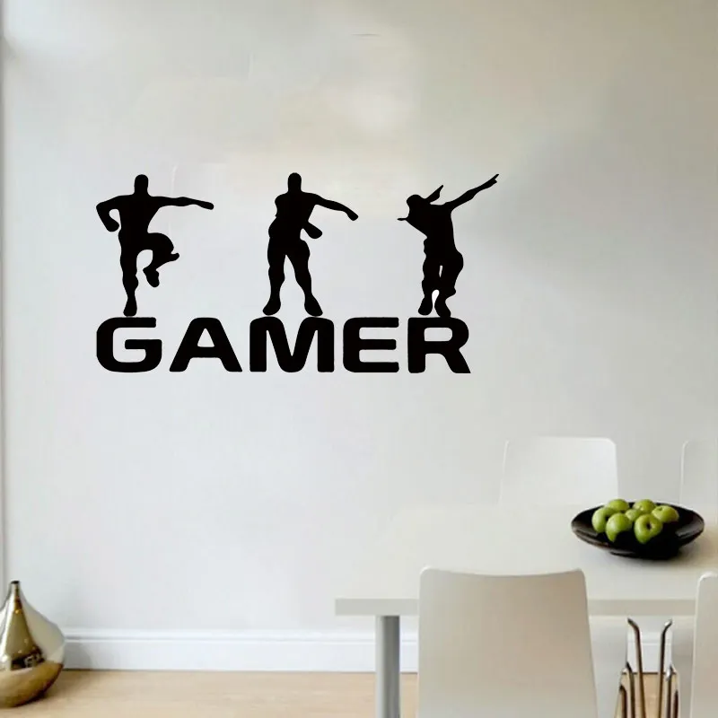 Съемные игровые битвы для мальчиков детская спальня ПВХ наклейки на стену