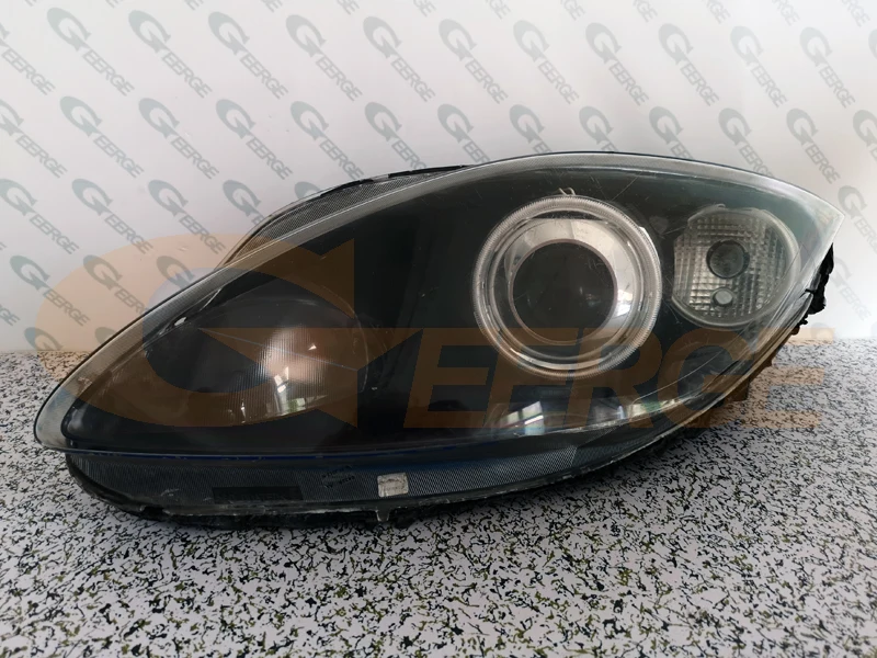 Для seat leon Mk2 1P подтяжка лица 2009-2012 ксеноновая фара отличное Ультра яркое освещение CCFL ангельские глазки комплект halo кольца