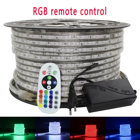 Водонепроницаемая светодиодная лента LAIMAIK RGB 5050 220В