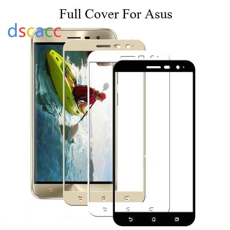 dscacc Full covered Tempered Glass Screen Protector For ASUS zenfone ZC553KL/ZE553KL/ZE552KL (NOT 3D Curved) 100pcs | Мобильные