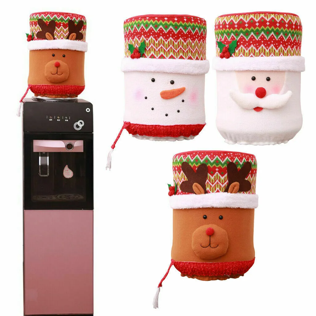 Рождественские бочки для питьевых фонтанов дозатор воды пылезащитный чехол