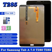 7" Original For Samsung Galaxy Tab A 7.0 2016 SM-T280 WIFI SM-T285 3G Touch Screen Glass Panel Digitizer Assembly Replacement