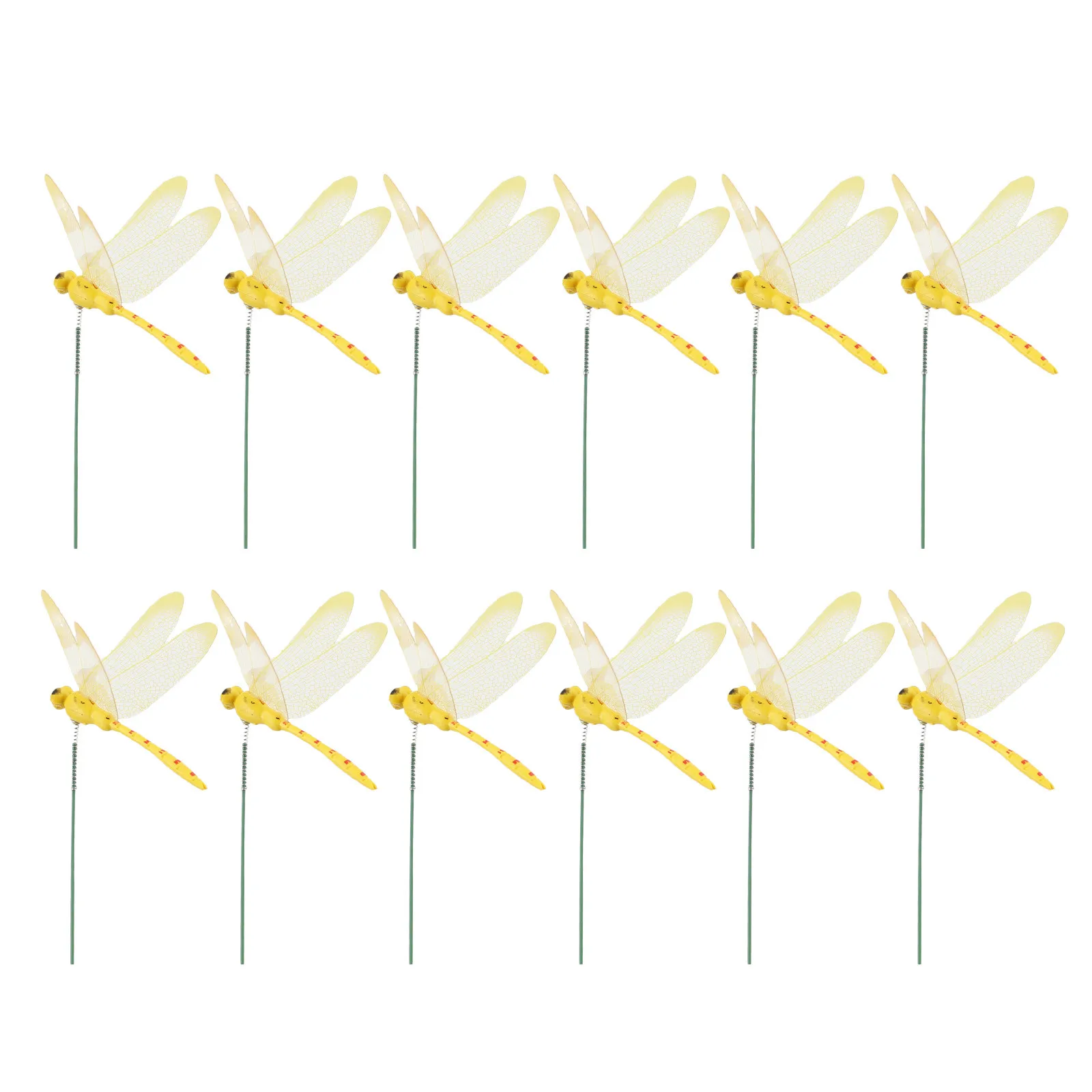 12 шт. пластиковые стрекозы искусственное растение | Дом и сад
