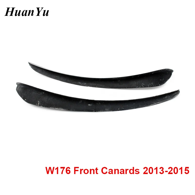 6 шт./компл. углеродное волокно W176 передний бампер удлинитель для Mercedes benz A class 2013