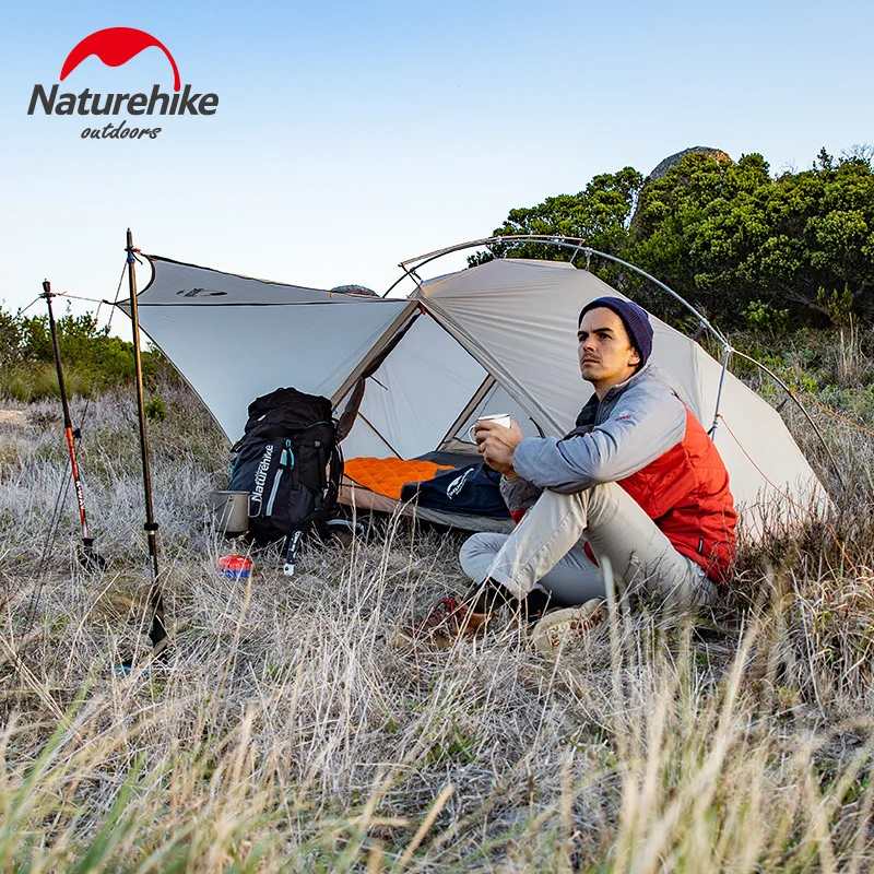 Палатка Naturehike Vik на 1-2 человек Ультралегкая нейлоновая для кемпинга 1 15D | Спорт и