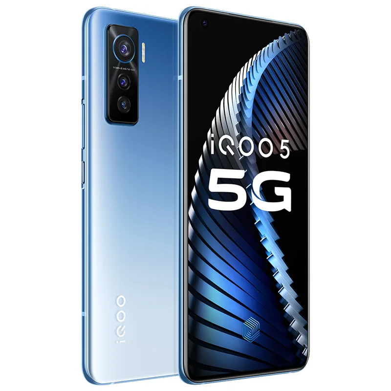 Быстрая доставка смартфон Vivo IQOO 5 6 56 дюймов 120 Гц 12 Гб ОЗУ 256 ПЗУ 50 0 МП 55 Вт