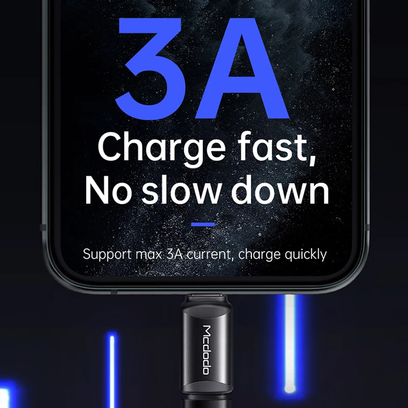 Адаптер зарядный Mcdodo OTG USB Type-C на Lightning кабель передачи данных для iPhone 13 12 11 Pro Max X XS