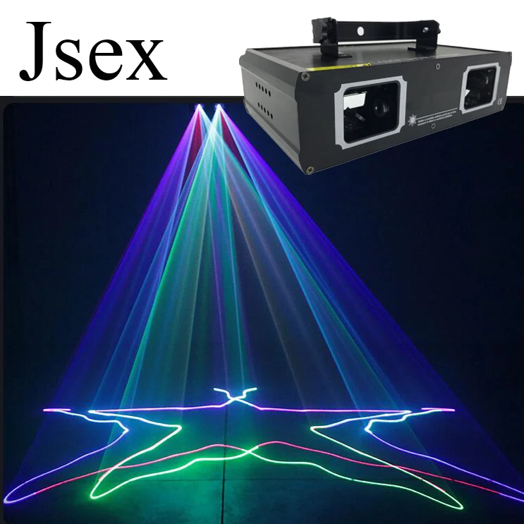 Заводская Лазерная лампа с 2 головками лазерное двойное отверстие сценический