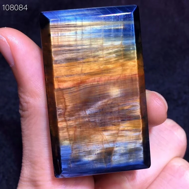 Сертификат натуральный синий Pietersite Chatoyant прямоугольная подвеска 51x31x9 мм для женщин и мужчин камень драгоценный камень Namibia AAAAA