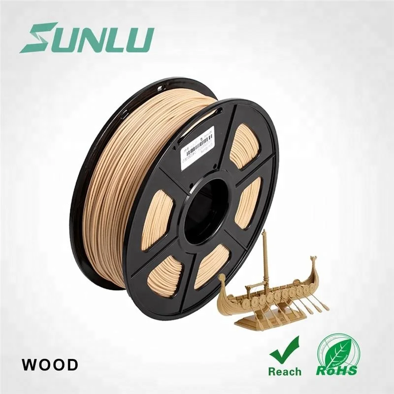 Филамент для 3D-принтера SUNLU WOOD PLA 1 кг 75 мм | Компьютеры и офис