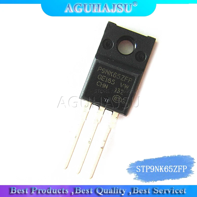 5 шт./лот STP9NK65ZFP P9NK65ZFP 9N65 TO-220F | Электронные компоненты и принадлежности