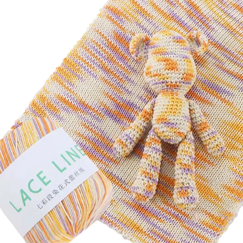 Новинка 2021 1 рулон градиентная цветная хлопчатобумажная кружевная линия для