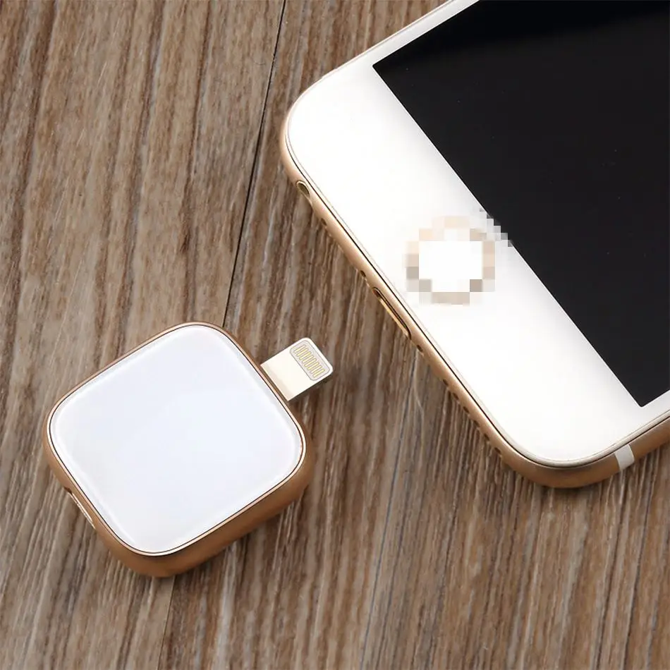 Металлический и стеклянный USB накопитель Supersonic для iPhone 6/6s/6plus/7/7plus/8/X Macbook Otg/Lightning 2 - Фото №1