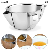 multi use stainless steel gravy oil soup fat separator grease oiler filter strainer bowl home kitchen cooking tools