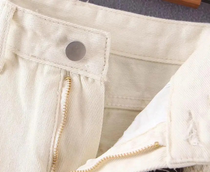 

2020 fashion women mom jeans pants High waist Denim trousers pockets zipper female Harem pants p1963