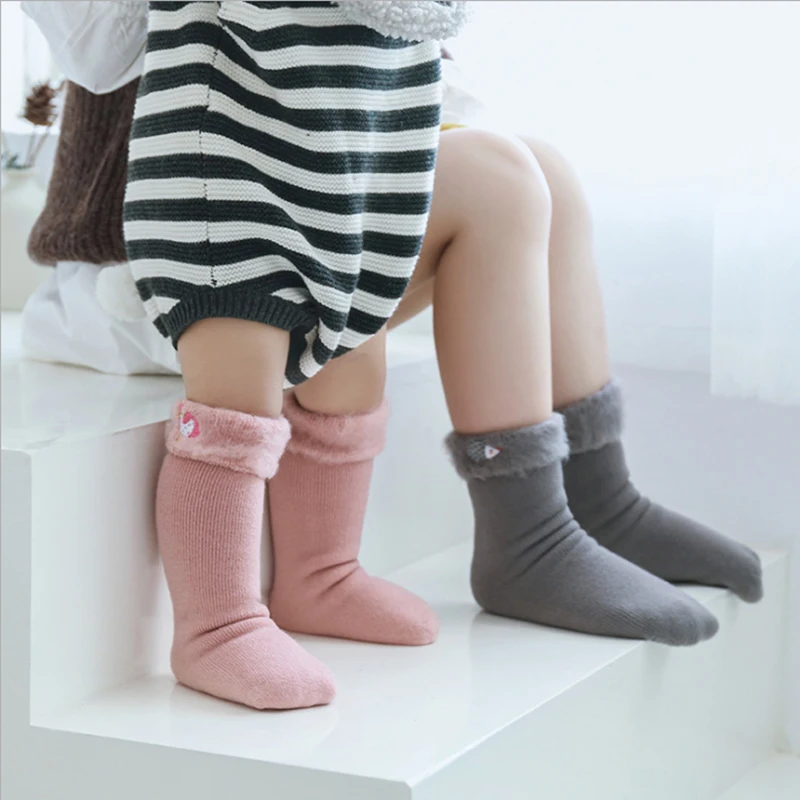 Гольфы для малышей Зимние гольфы новорожденных девочек и мальчиков детские