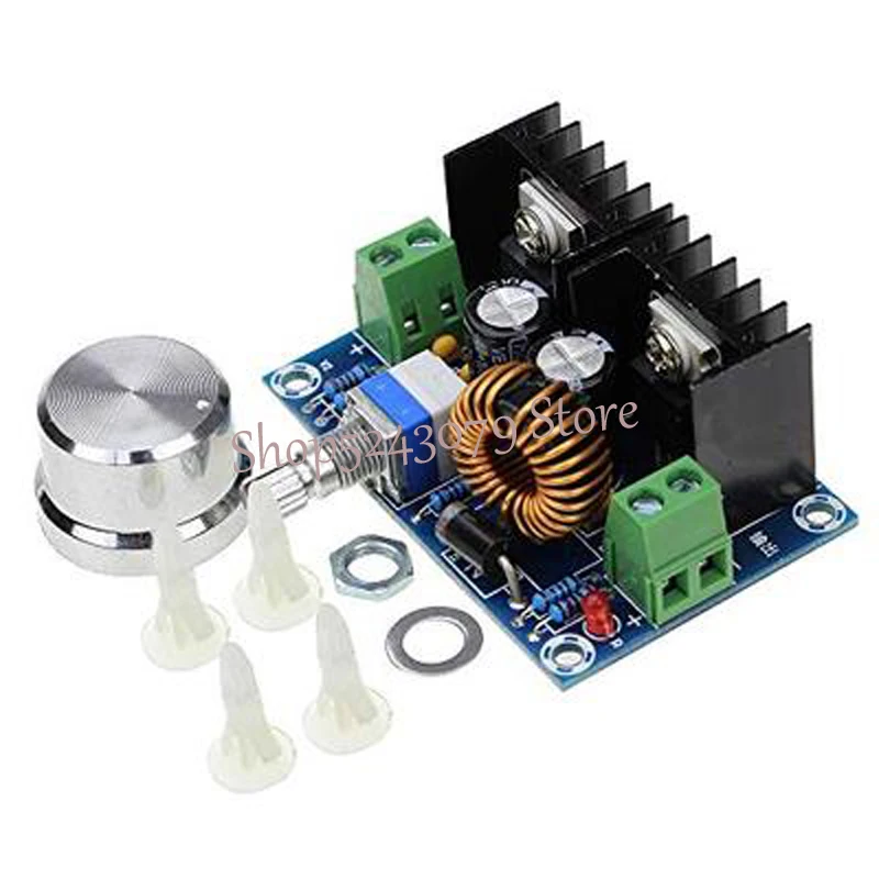 XH M401 DC понижающий преобразователь модуль питания XL4016E1 PWM регулируемый от 4 до 40 В 1