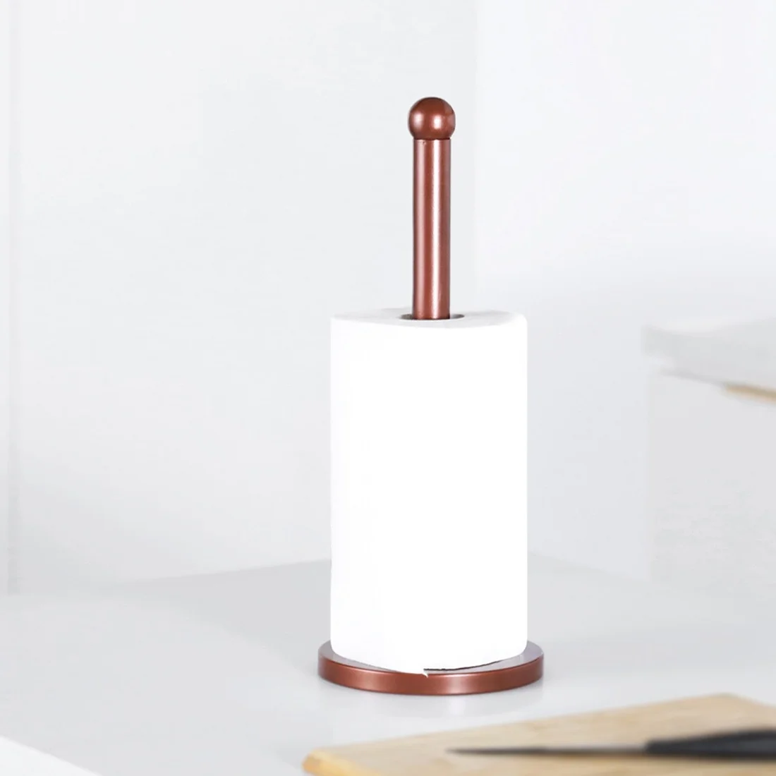 Держатель для бумажных полотенец Bronze Tissue Rack Stainless Steel Roll Paper Towel Holder Kitchen Napkin Toilet Stand Bathroom Home Accessories.