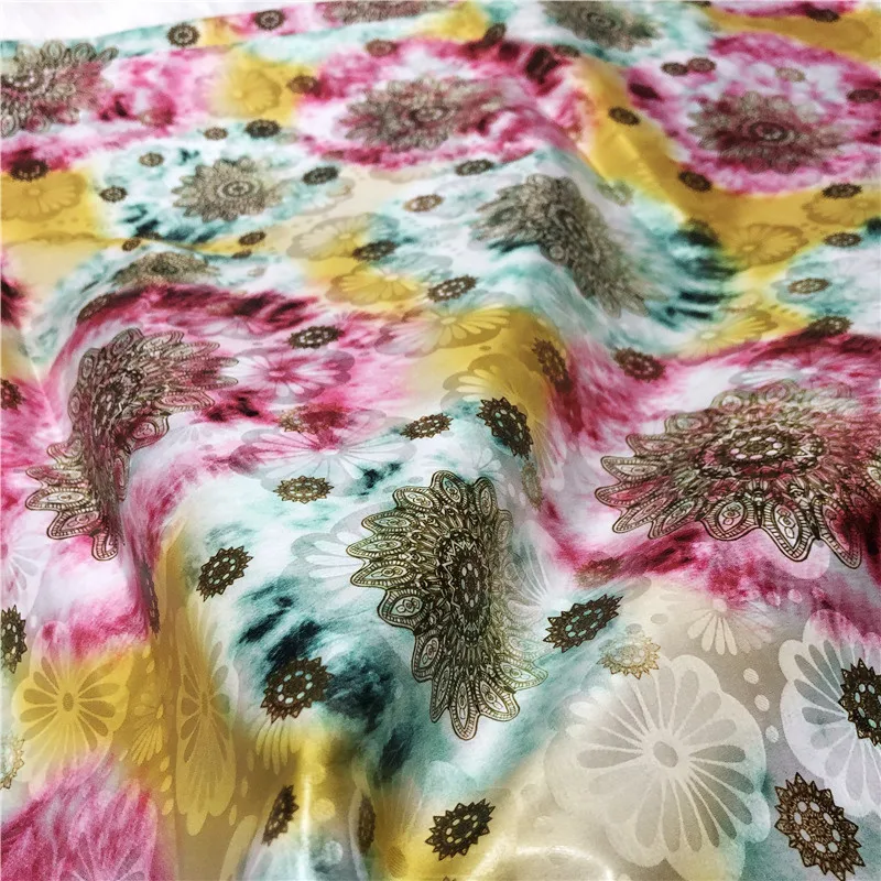 

5yards Perfumed 100% Cotton Soft African Guniea Brocade Fabric Keep Shiny Top Quality Bazin Riche Damask Shadda Fabric For Cloth
