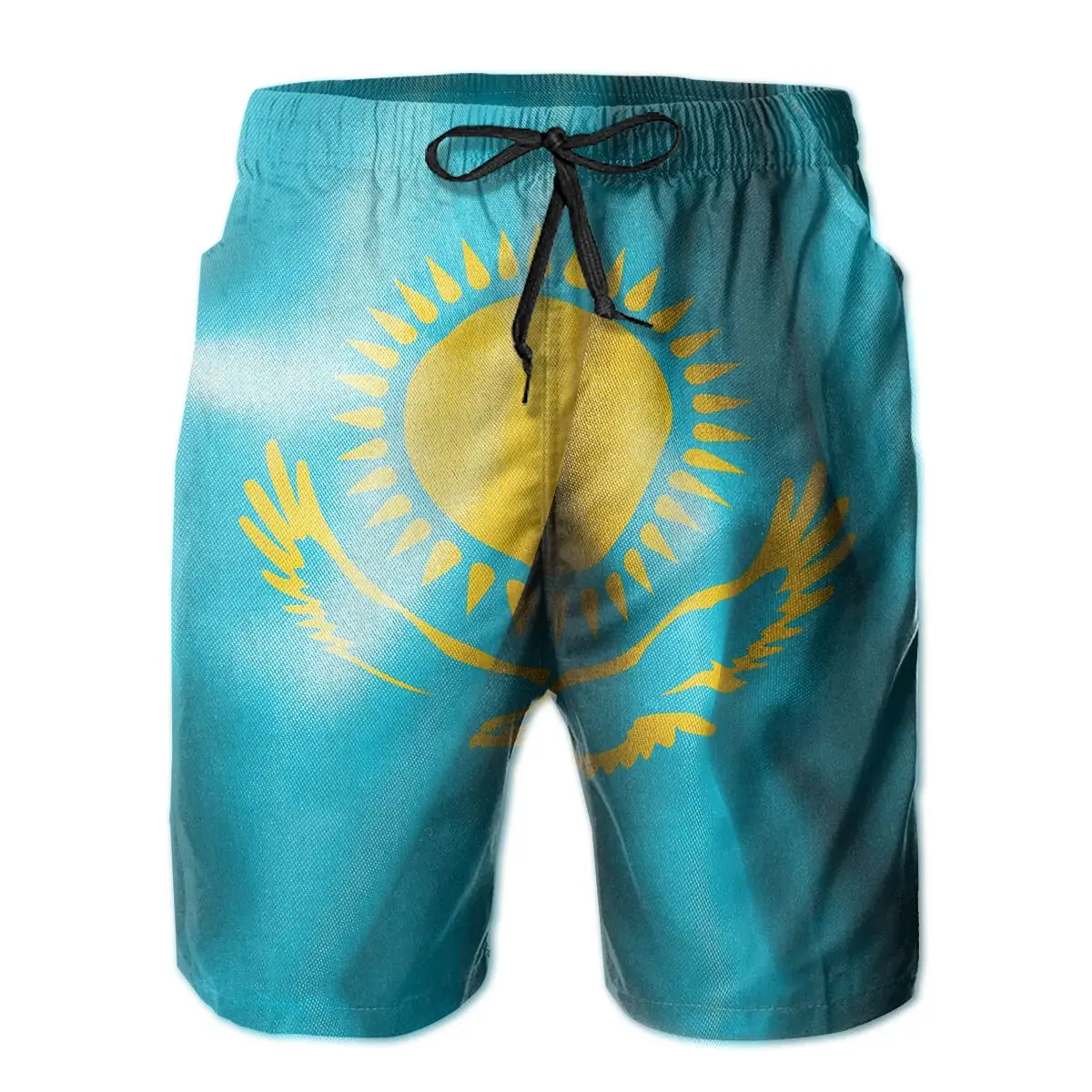 

R333 running Kazakhstan Flag Shorts Breathable Quick Dry Funny Geek Hawaii Pants
