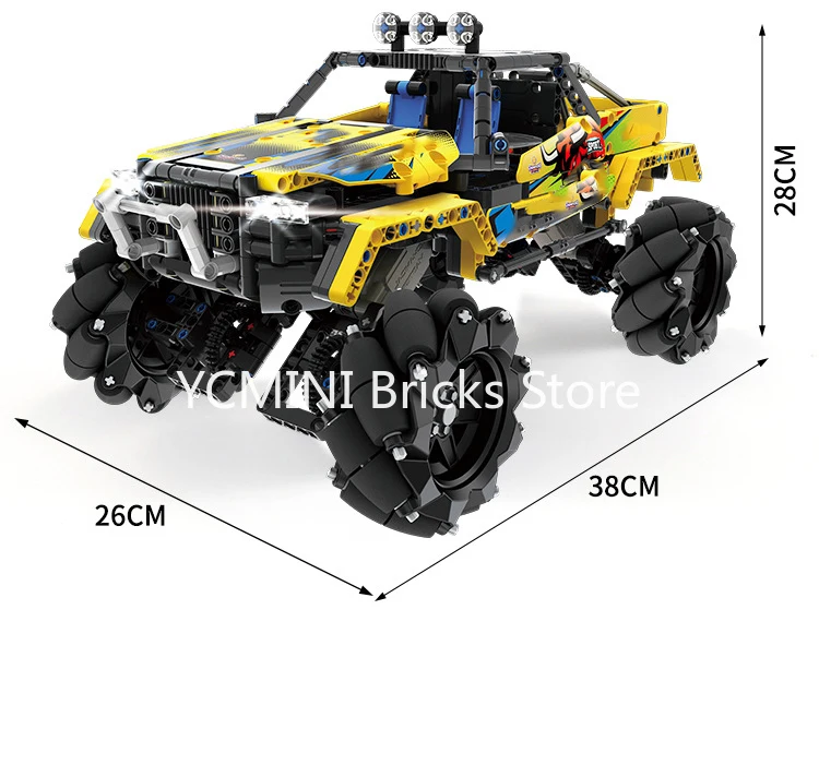 Конструктор Модель 1030 шт. RC городской трюк дрейф внедорожный электрический пульт