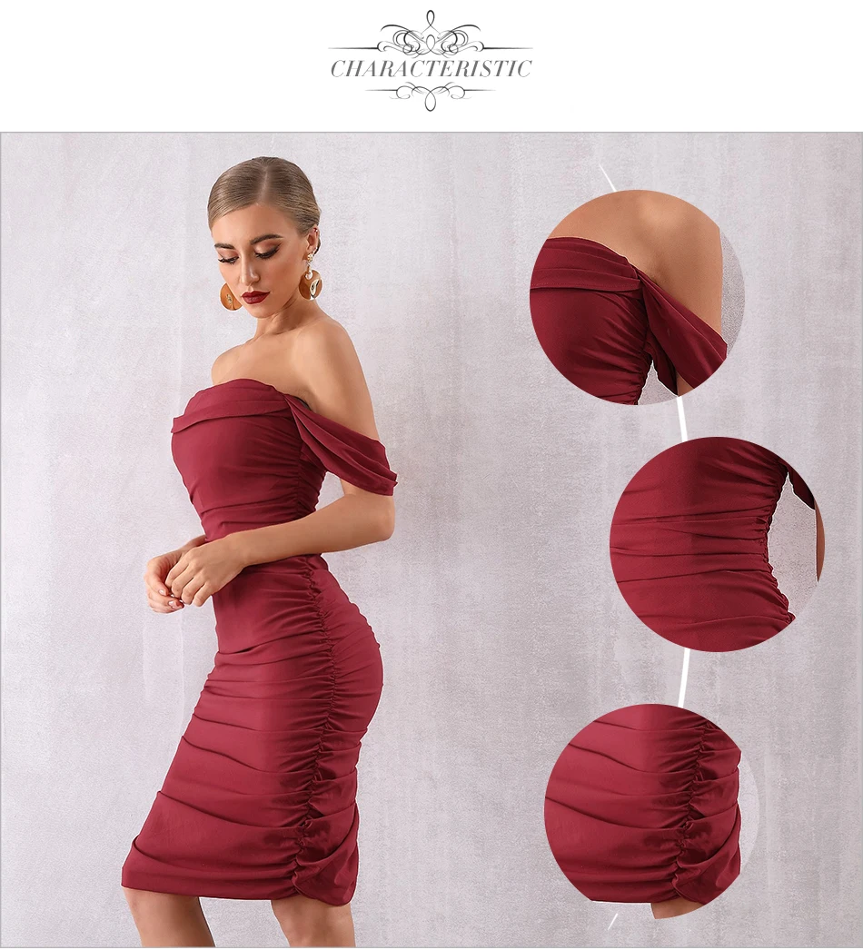 Adyce Новое модное женское Клубное платье Vestidos с открытыми плечами вечерние платья знаменитостей сексуальное ДРАПИРОВАННОЕ Кружевное облегающее платье без бретелек