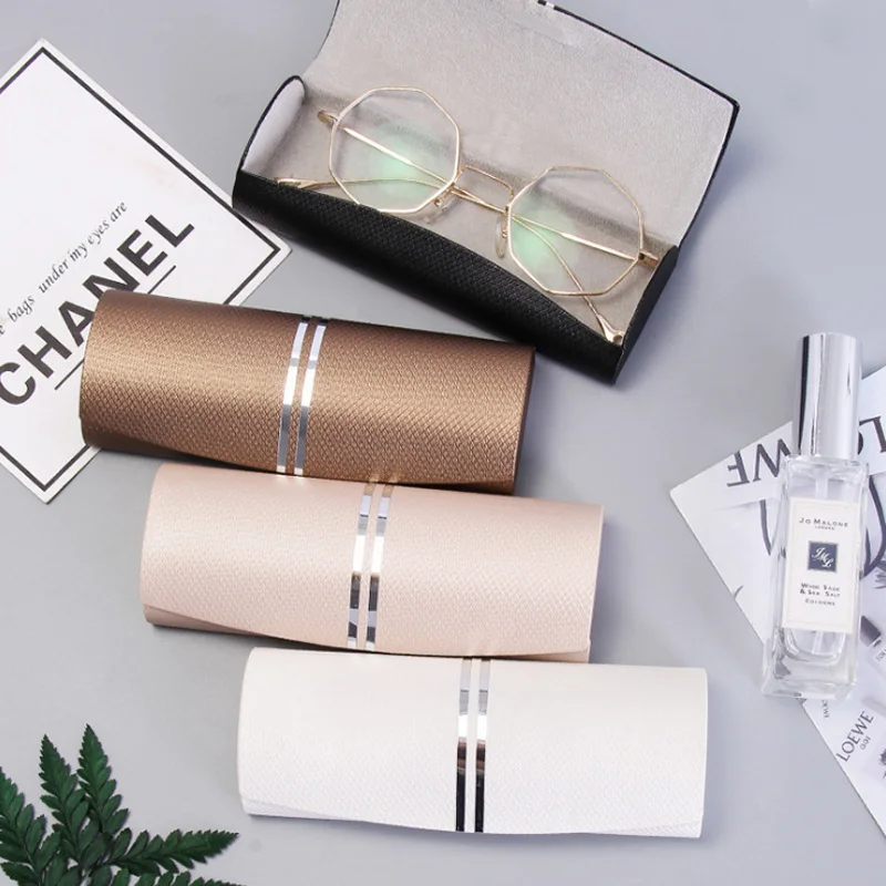 Корейский небольшой свежий Чехол для очков девочек модный простой чехол