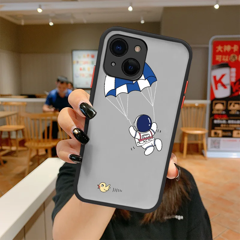 

Planet Astronaut Liquid Slicone Phone Cover iPhone 13 12 Pro Max Mini 11 Pro Max X XR XS MAX SE2020 8 7 Plus 6 6S Plus Soft Case