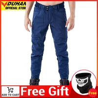 duhan motorcycle pants mens moto cycling pants waterproof knee protective gear motocross trousers off road riding pantalon