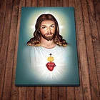 Картины на холсте с изображением религиозного Священного Сердца Иисуса