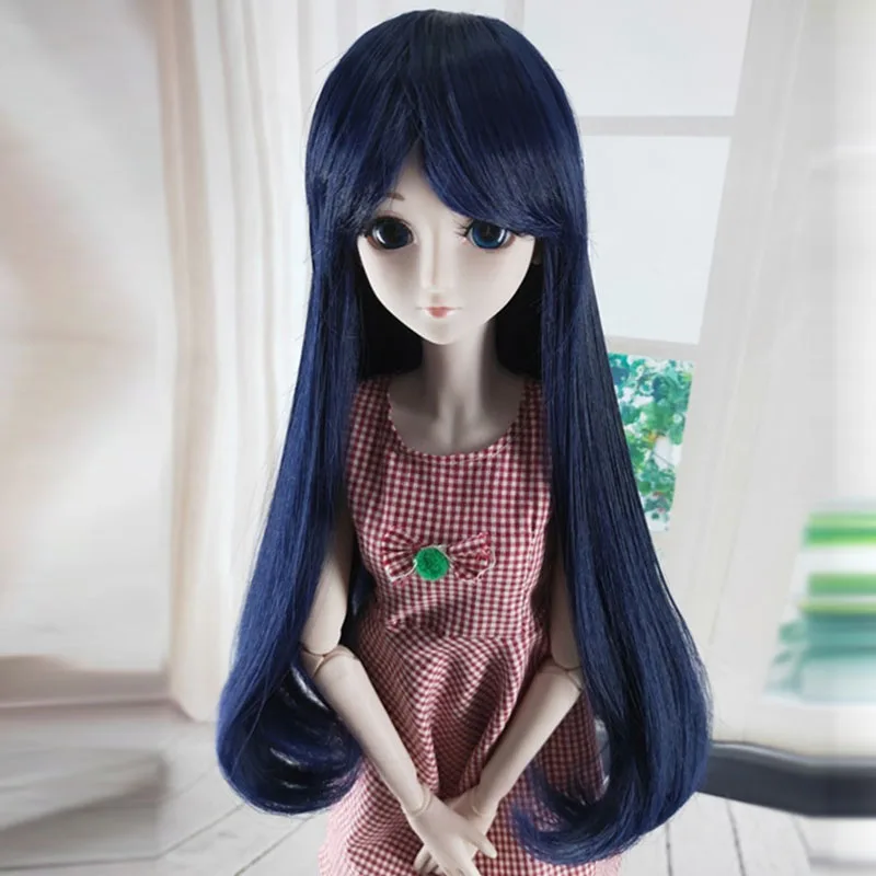 

BJD SD игрушечный парик 1/3 1/4 1/6 парик для куклы вьющиеся грушевидные волосы с внутренней пряжкой парик для куклы волосы из высокотемпературног...