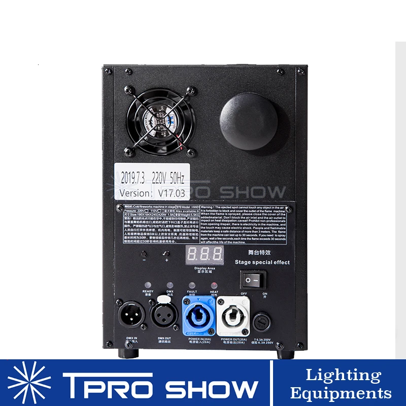 Wedding Sparklers Cold Fireworks Machine Remote Control Pyrotechnics Spark Fountain 400W DMX Stage Special Effect Equipment | Освещение