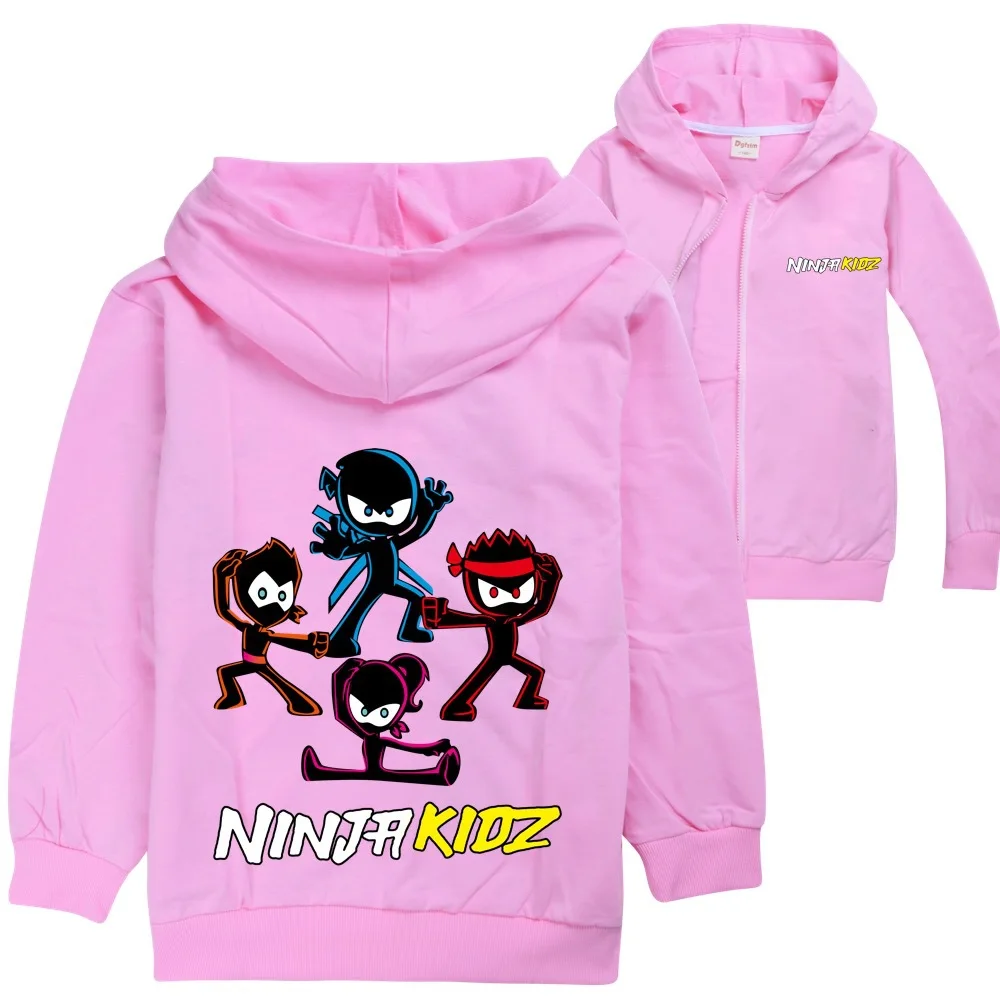 

NUINJA KIDZ Fashion Child Cotton Spring Autumn Casual Jacket Kids Jacketes Big Boys Hoodies Girls Cosplay Costume Yongth Clothes
