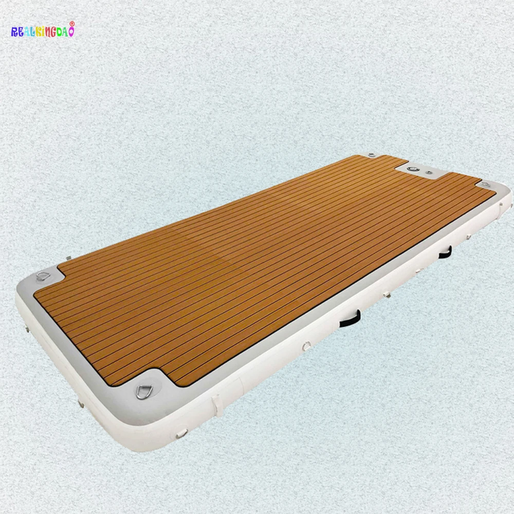 Прочная нескользящая надувная плавающая лодка док станция Понтонный поплавок